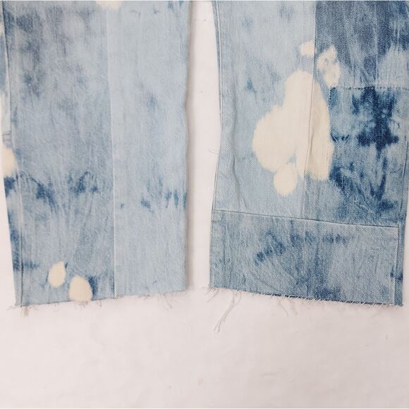 FRAME Le Original Bleached High Waist Jeans In Fresco Jeans Womens 26 Blue - Picture 8 of 12